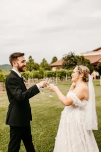 Lizzie and Jake at Villa Bellezza