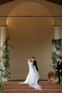 Eliza and Jared at Villa Bellezza