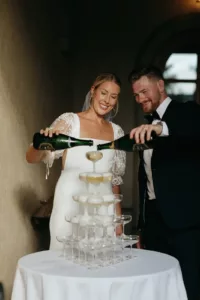 Eliza and Jared at Villa Bellezza